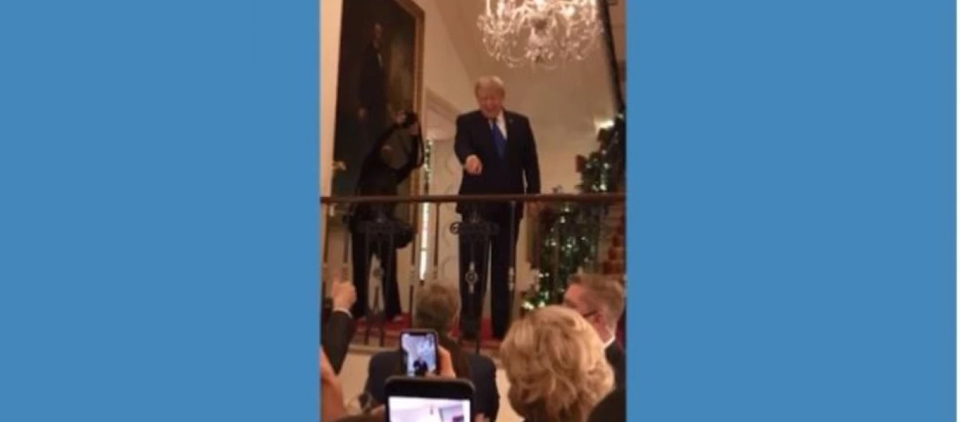 Εκπρόσωπος Τραμπ: «Δεν μπορεί να μην ενοχλείστε όταν καίγονται μαγαζιά και ενοχλείστε με τα Χριστούγεννα για τα μέτρα»